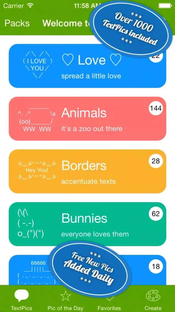 Скриншоты TextPics