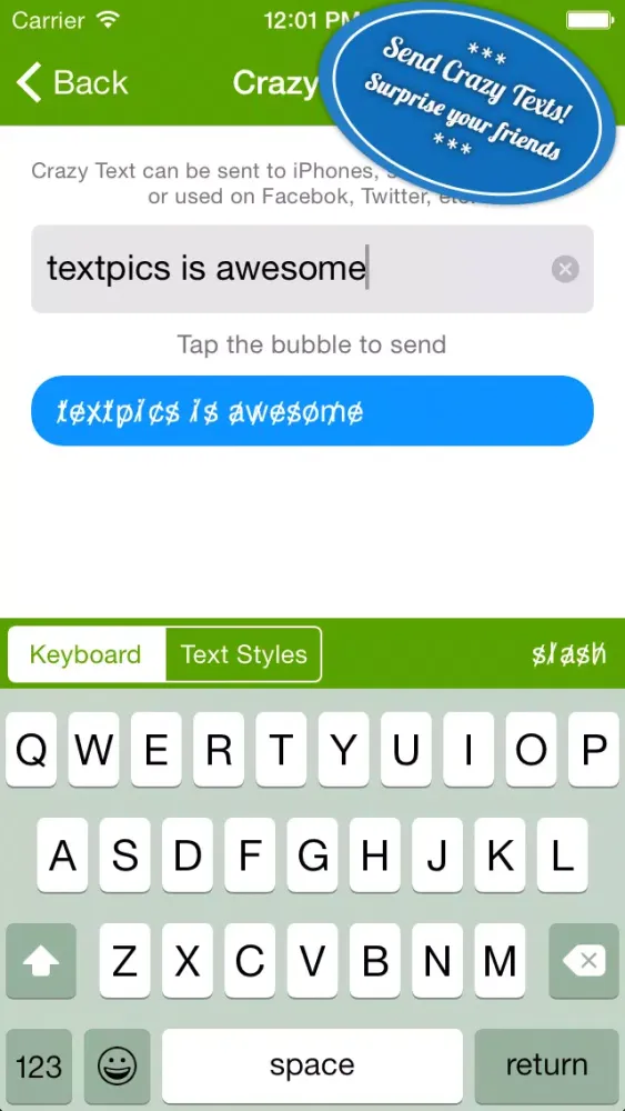 Скриншоты TextPics