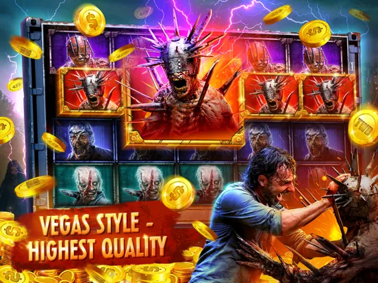 Captures d'écran de The Walking Dead Casino Slots iPad 