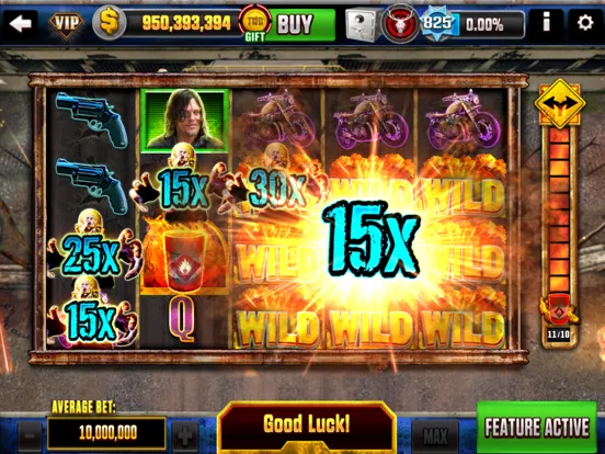 Captures d'écran de The Walking Dead Casino Slots iPad 