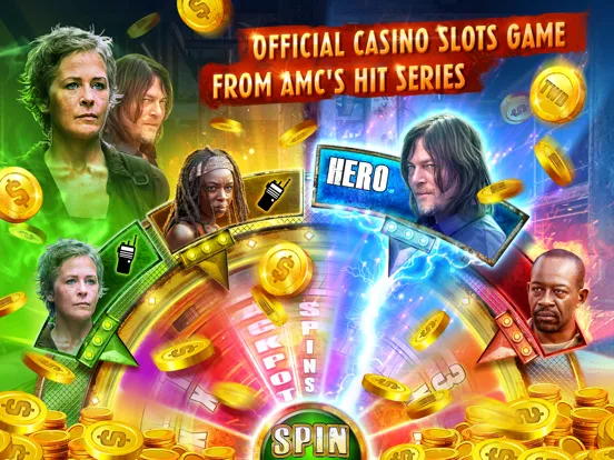 Captures d'écran de The Walking Dead Casino Slots iPad 