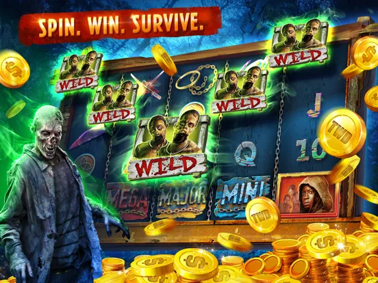 Captures d'écran de The Walking Dead Casino Slots iPad 
