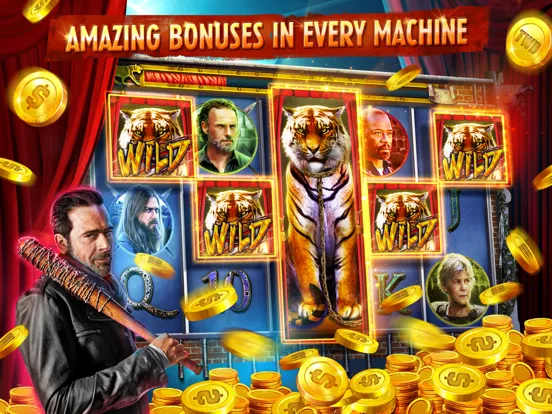 Captures d'écran de The Walking Dead Casino Slots iPad 