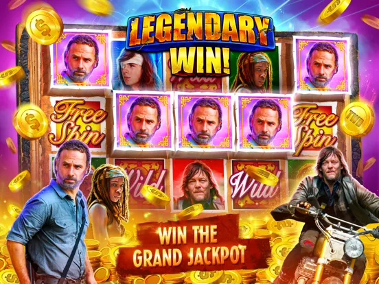 Captures d'écran de The Walking Dead Casino Slots iPad 