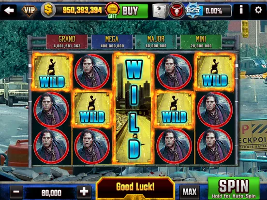 Captures d'écran de The Walking Dead Casino Slots iPad 