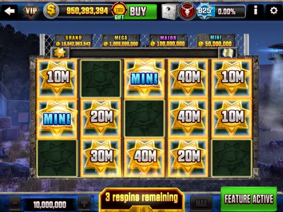 Captures d'écran de The Walking Dead Casino Slots iPad 