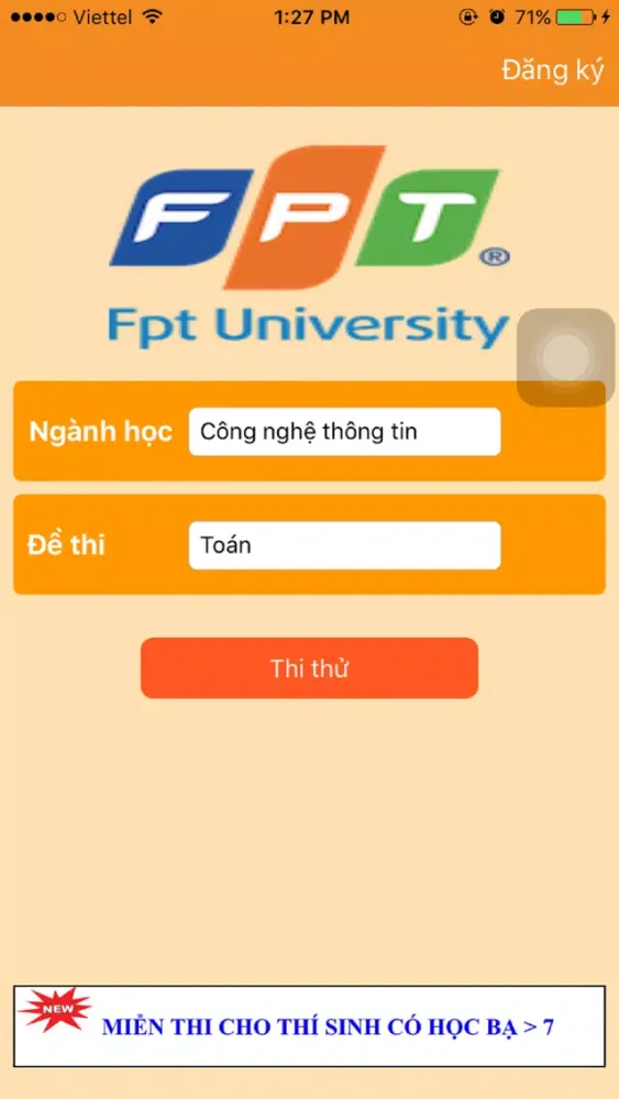 Zrzuty ekranu Exam Test