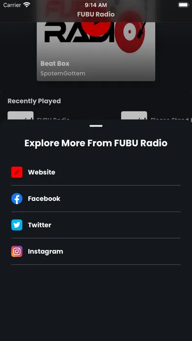 FUBU RADIO Screenshots