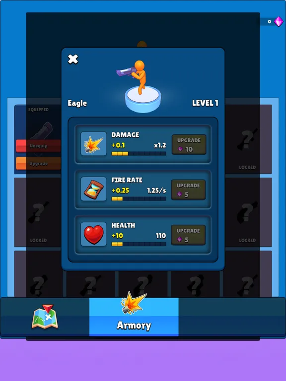 Capturas de tela do Bullet Looper iPad 
