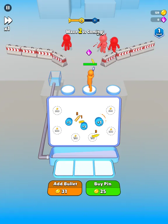 Capturas de tela do Bullet Looper iPad 