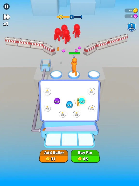 Capturas de tela do Bullet Looper iPad 
