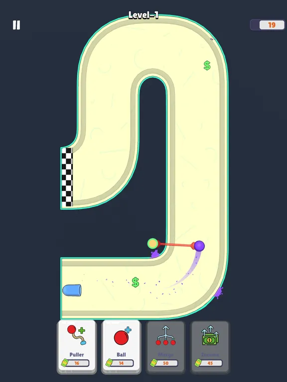 Ball Puller iPad  Screenshots