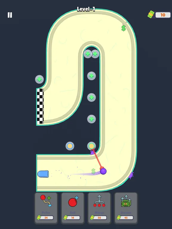 Ball Puller iPad  Screenshots
