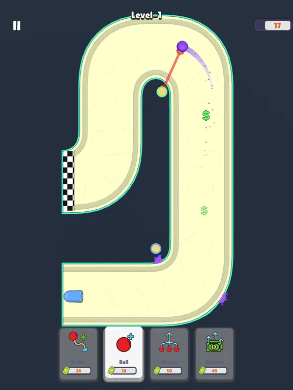Ball Puller iPad  Screenshots