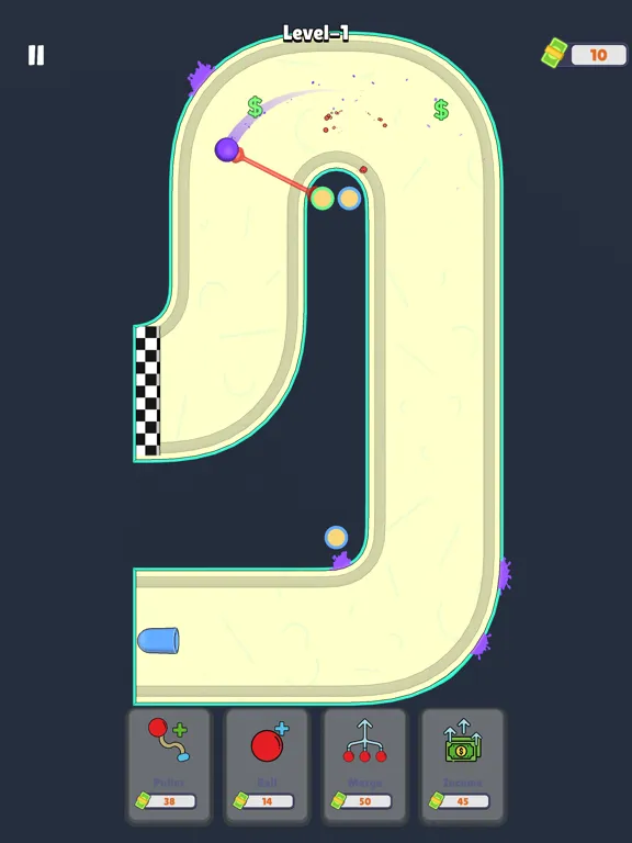 Ball Puller iPad  Screenshots