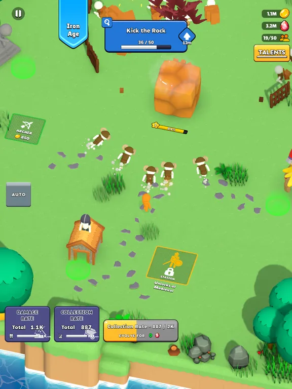 Capturas de pantalla de Rock Kickers iPad 
