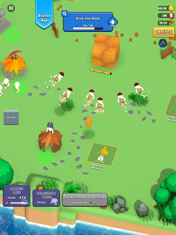 Capturas de pantalla de Rock Kickers iPad 