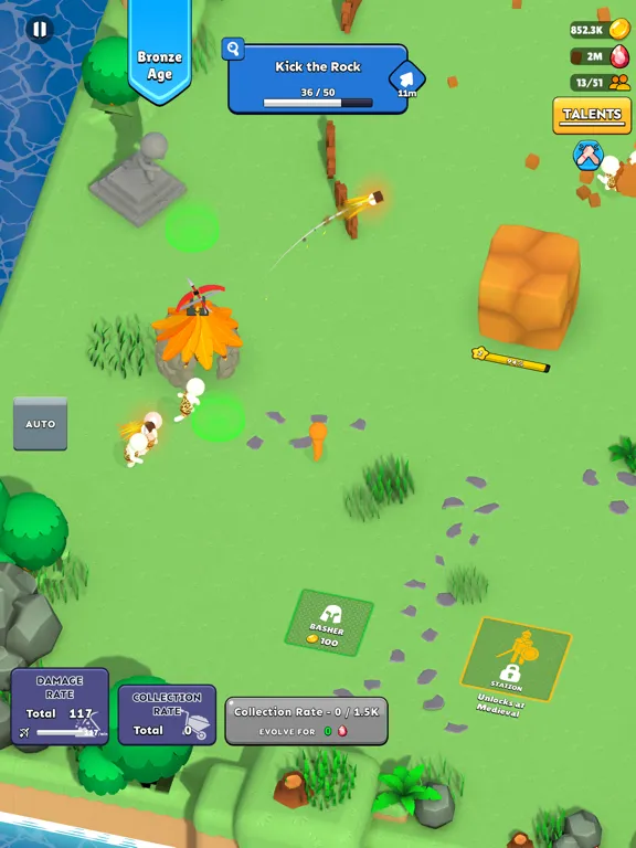 Capturas de pantalla de Rock Kickers iPad 