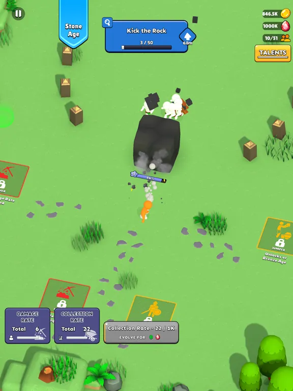 Capturas de pantalla de Rock Kickers iPad 