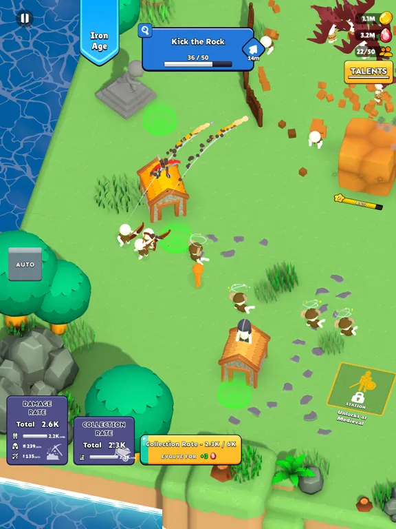 Capturas de pantalla de Rock Kickers iPad 