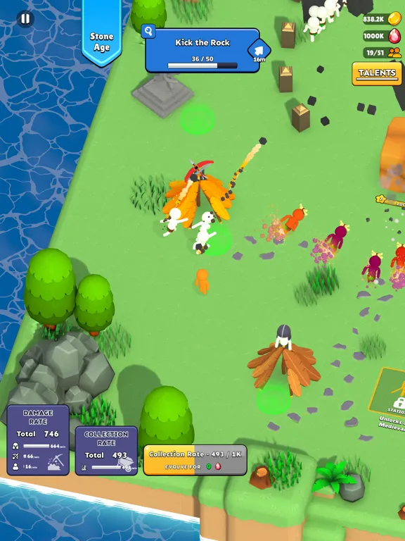 Capturas de pantalla de Rock Kickers iPad 