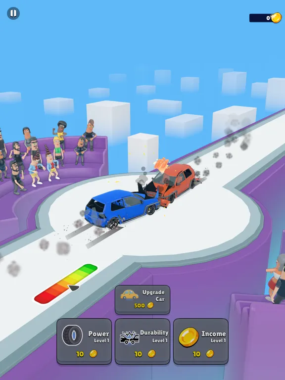 Zrzuty ekranu Tossing Cars iPad 