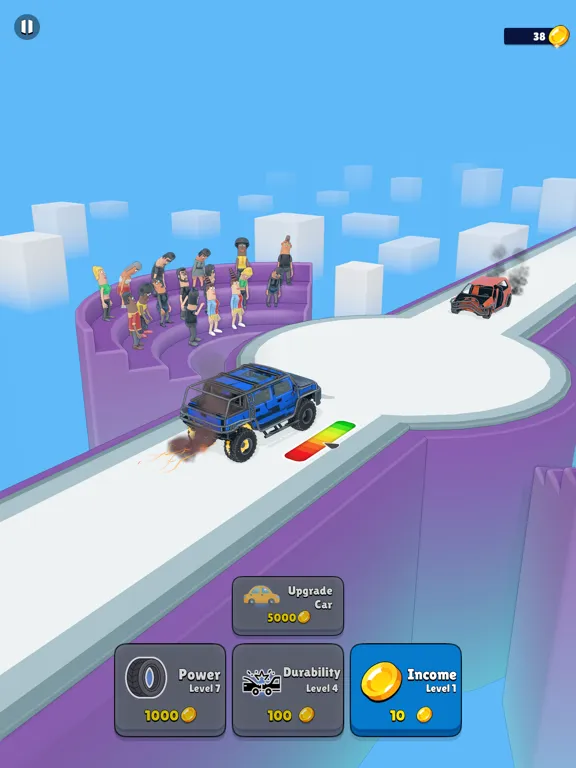Zrzuty ekranu Tossing Cars iPad 