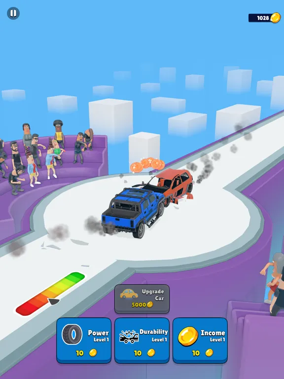 Zrzuty ekranu Tossing Cars iPad 