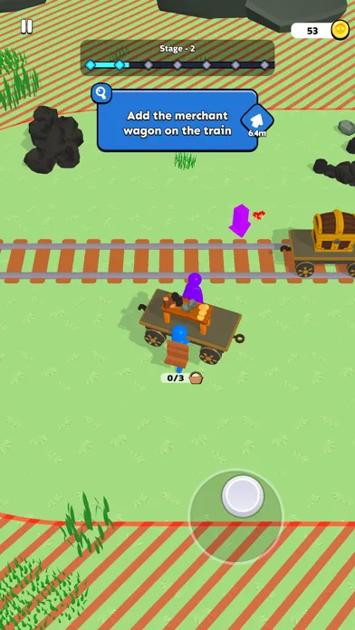 Capturas de tela do Railway Gatherer