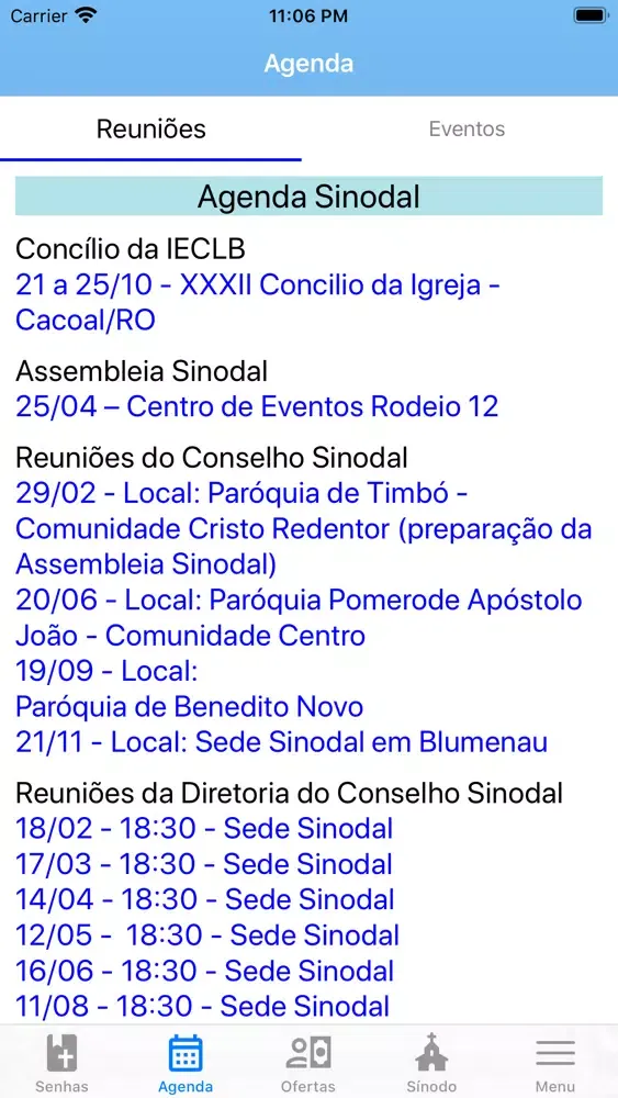 Sínodo Vale do Itajaí Screenshots