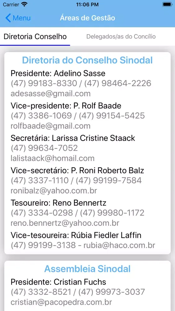 Sínodo Vale do Itajaí Screenshots
