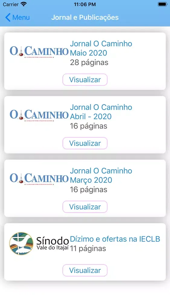 Sínodo Vale do Itajaí Screenshots