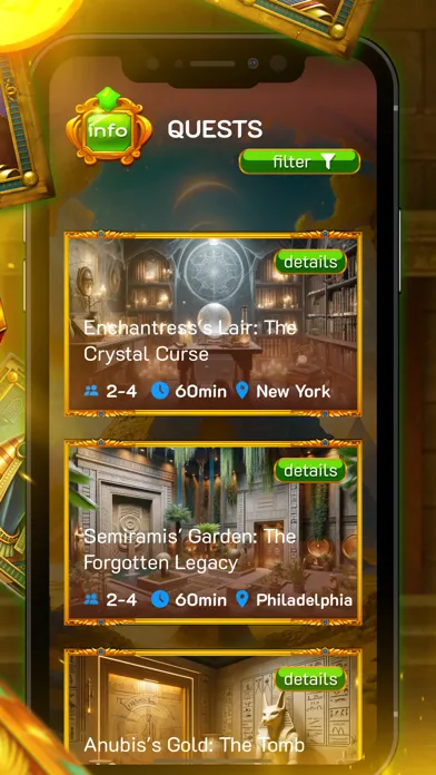 Tangkapan layar Book of dead Quests