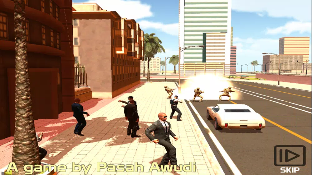 Tangkapan layar Dance Police Miami Simulator