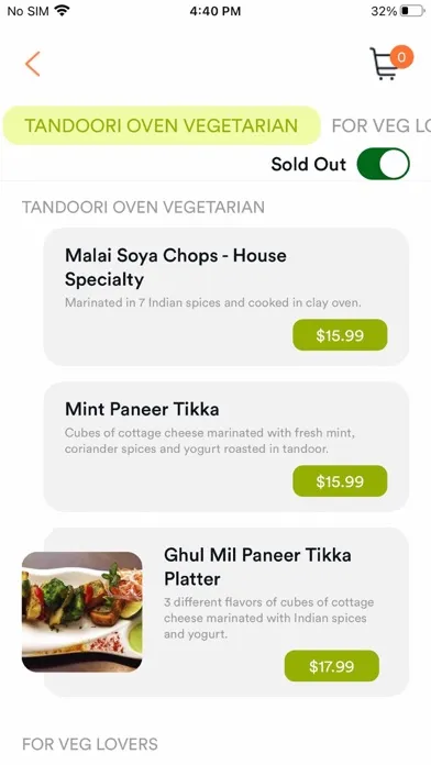 7 Spice Bar & Masala Grill スクリーンショット