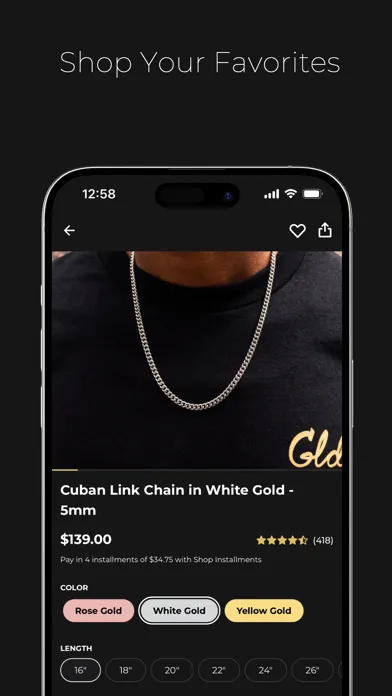 The GLD Shop Screenshots