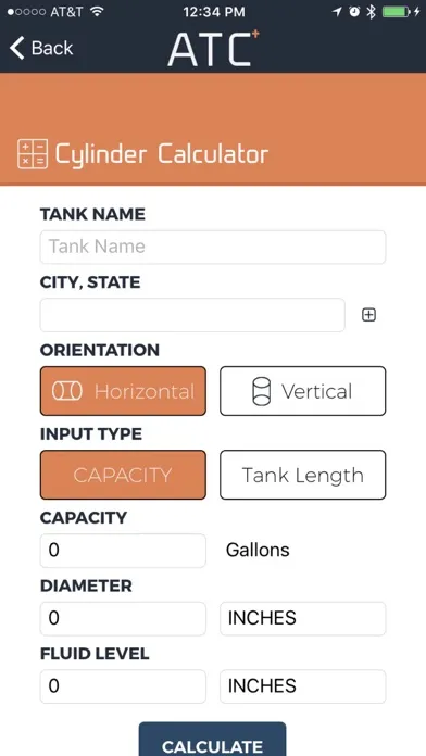 Tangkapan skrin Advanced Tank Calculator