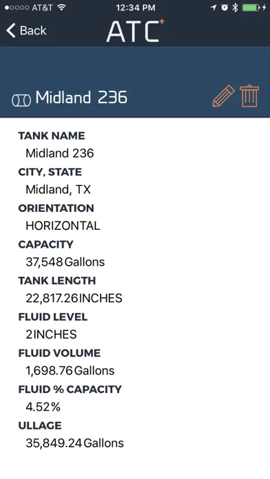 Tangkapan skrin Advanced Tank Calculator
