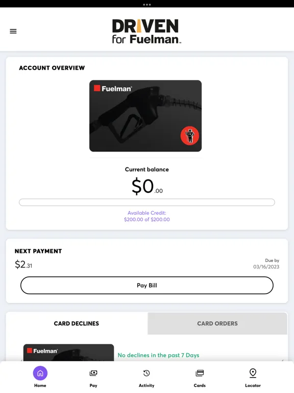 DRIVEN FOR FUELMAN™ iPad  Screenshots