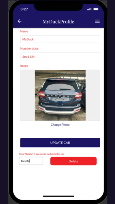 Tangkapan layar Fuel Manager - บันทึกน้ำมัน