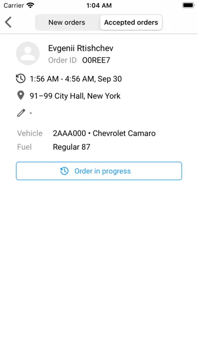 Tangkapan layar Fuelster Truck App for drivers