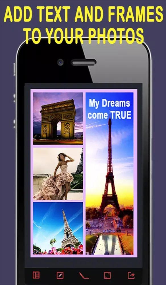 Screenshot di PicFrame & Text - add frames and captions to photos for instagram