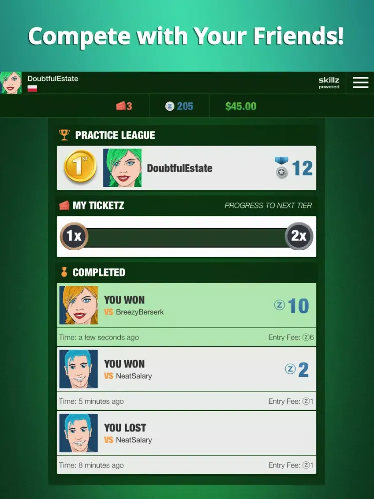 Tangkapan skrin 21 Solitaire Showdown iPad 