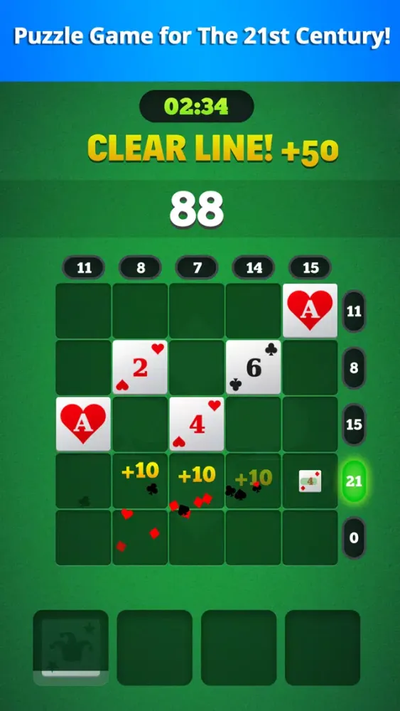 Tangkapan skrin 21 Solitaire Showdown