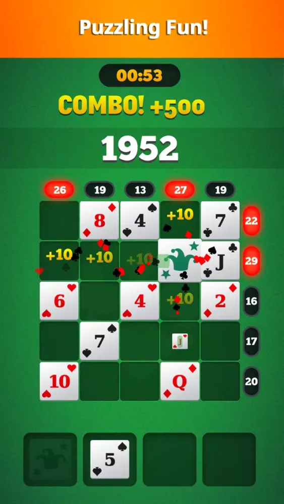 Tangkapan skrin 21 Solitaire Showdown