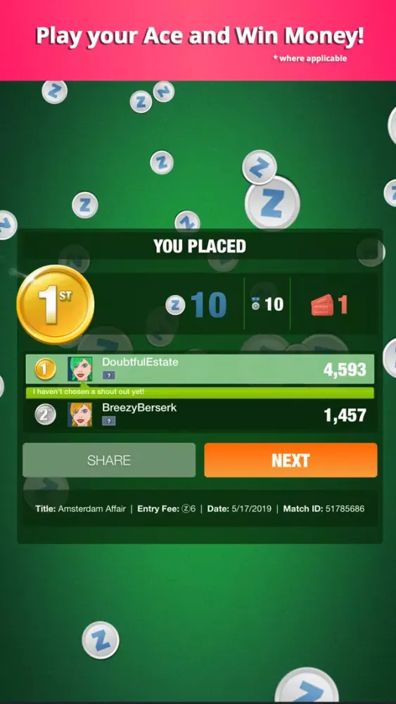 Tangkapan skrin 21 Solitaire Showdown