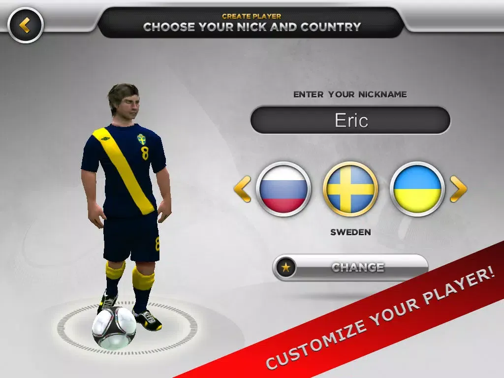 Screenshot di EuroGoal 2012 iPad 