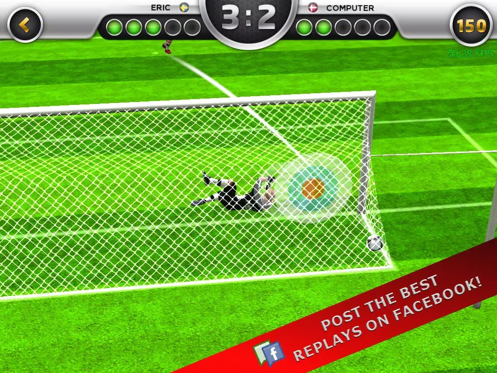 Screenshot di EuroGoal 2012 iPad 