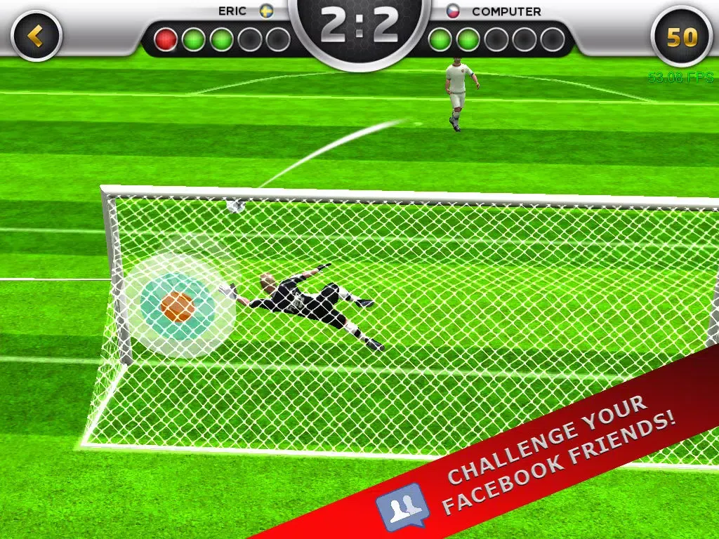 Screenshot di EuroGoal 2012 iPad 