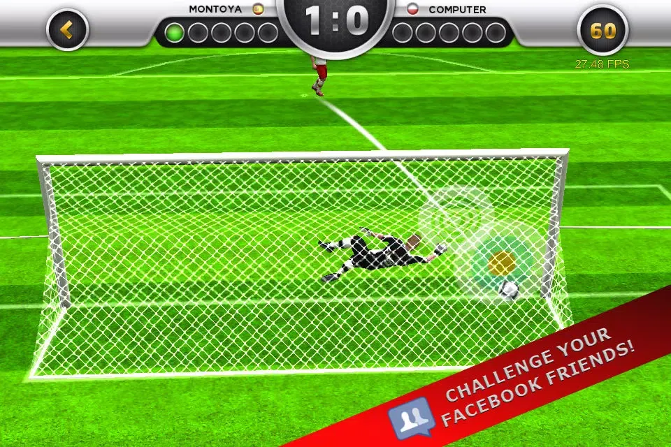 Screenshot di EuroGoal 2012